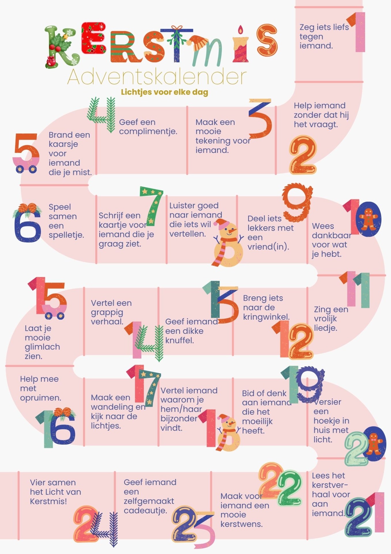 Adventskalender - Lichtjes voor elke dag