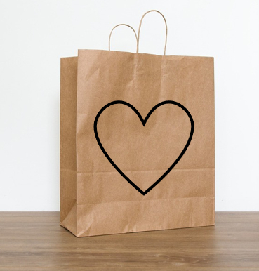 Bewerkte foto op basis van https://pixabay.com/nl/photos/papieren-zak-kraftpapier-5425694/