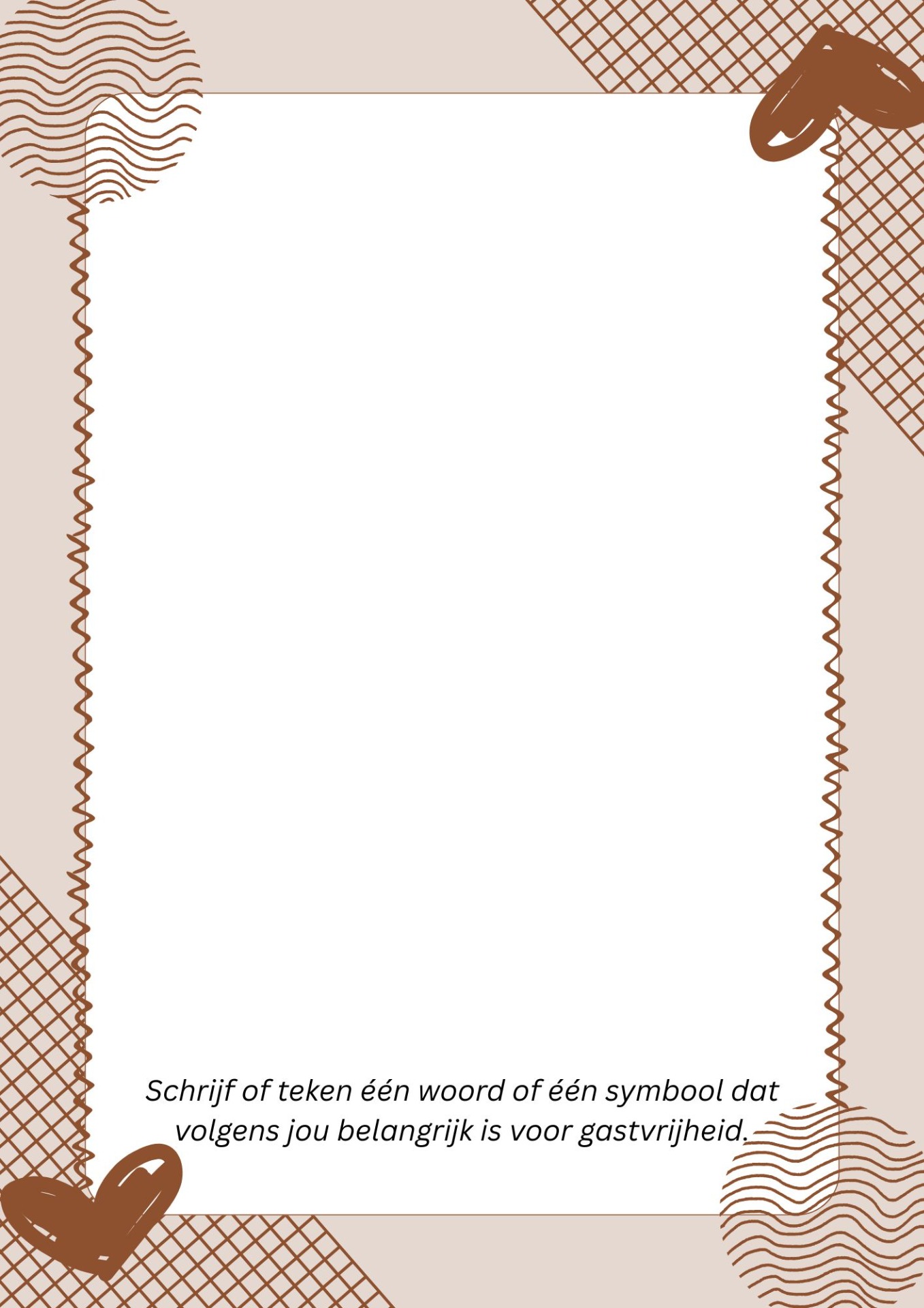 Kaartjes - Welke plaats willen wij vrijhouden?