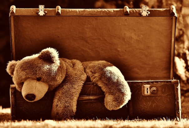 © https://pixabay.com/nl/photos/bagage-knuffelbeer-vintage-koffer-1799224/